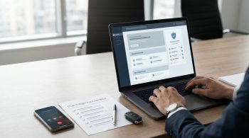 Buyer reviewing company, transaction, and payment details before paying a U.S. car exporter